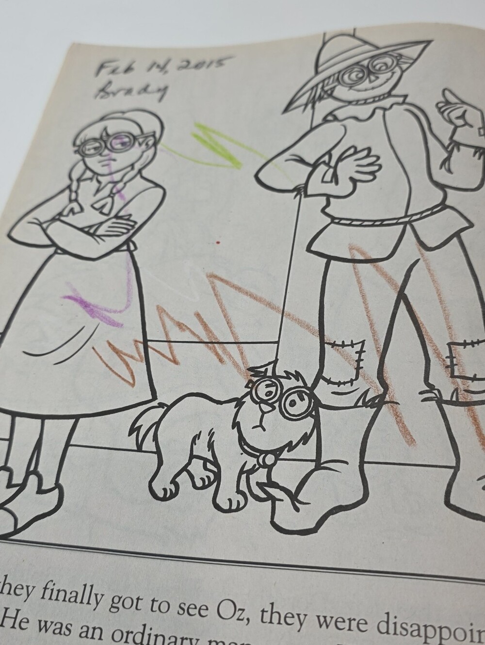 2009 The Wizard Of Iz Coloring Book - Picture 6 of 8